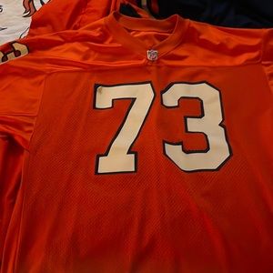 Simon Fletcher of the Denver Broncos Authentic jersey.Bought in 1993 at Mr. K’s